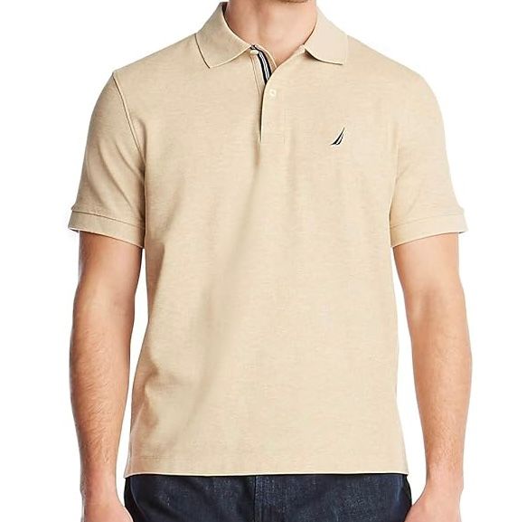 Tipo polo Nautica Camisa de cubierta s贸lida para hombre - Imagen 2